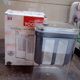 11938 2 in 1 Yogurt Strainer with Storage Box – 1100ml (Plastic + Steel)