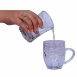 0619 Led Glass Cup (Rainbow Color)