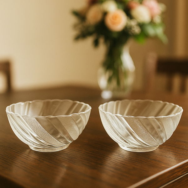 Di0358 YERA Vista Glass Bowls - 2 pcs