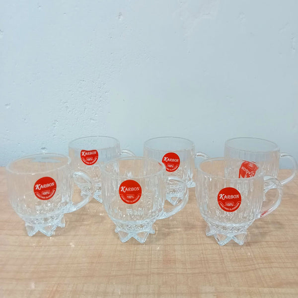 AM5978 Glass Tea Cups – 94 ml – Set of 6