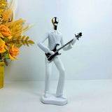 AM6132 Modern Guitarist Sculpture – Stylish Musician Figurine for Home & Office Decor
