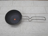 AM3582 Stainless Steel Wired Handle Tadka Pan (Vagharia)