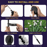 15884 Solar LED Fiber Optic Garden Light - (1 Pc / Mix LED LIght)