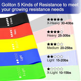19516 Resistance Loop Exercise Bands (5 Pc)