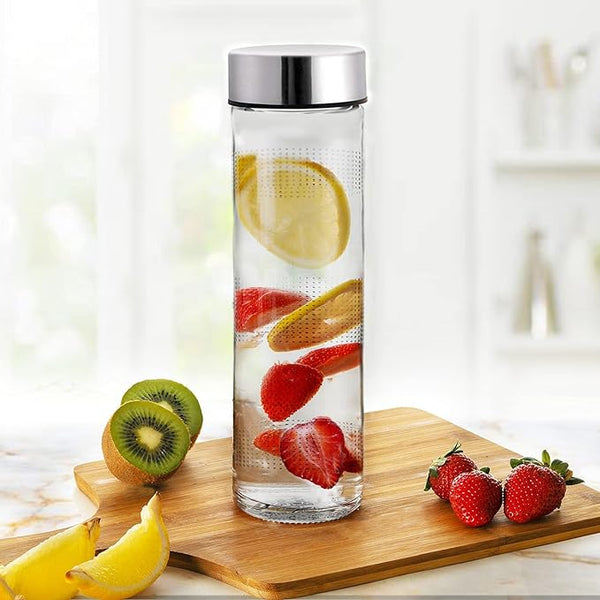 AM0310 Glass Water Bottle with Leak-Proof Airtight Double Layer 750ml