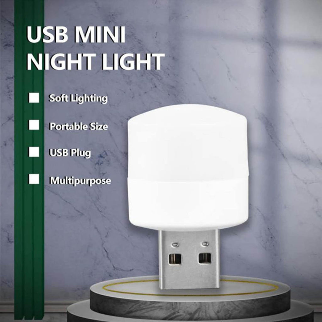 4 Luci USB LED Mini - Lampadine Portatili Per Auto, Casa, Scrivania - Bianco Caldo - Alimentazione 5V - Foto 4