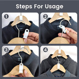 1700 Plastic Clothes Hanger with Non-Slip Pad