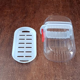 19273 Multifunctional Soap Box with Drain Tray and Lock Clip, Sabudani (1 Pc)