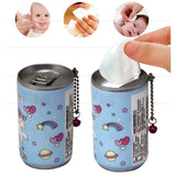 AM3863 Unicorn Mini Baby Wet Wipes Tin Pack ,Tissue Can for Cleaning Face Body