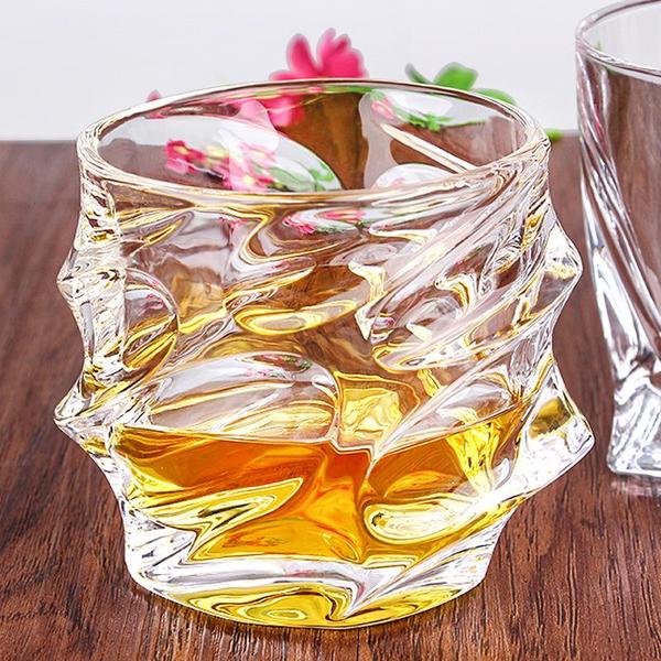 AM3751 Inovique Everest Square Crystal Whiskey Glasses Set of 6 Pcs (LXZS0617)