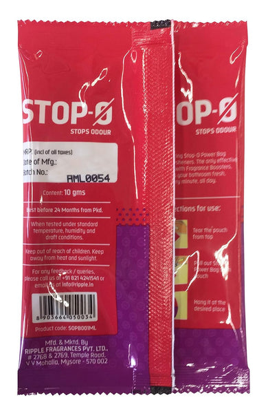 AM0668 Stop-O Melon Power Bag Air Freshener -, 10g Pack