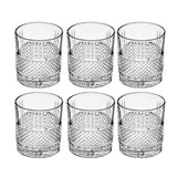 AM2586 Sanjeev Kapoor SKB-930 Glass Set Whisky Glass 330 ml, Clear (Pack of 6)