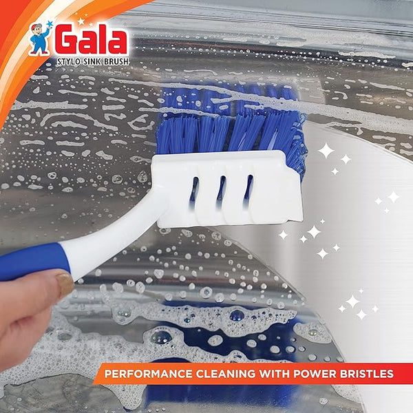 AM3377 Gala Stylo Sink Brush Bathroom & Tile Cleaning Brush Pack of 1