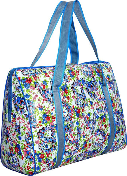 AM3055 Duffle Bag Printed Flower Women Shoulder Hand Duffle Bags For Travel Luggage Bag