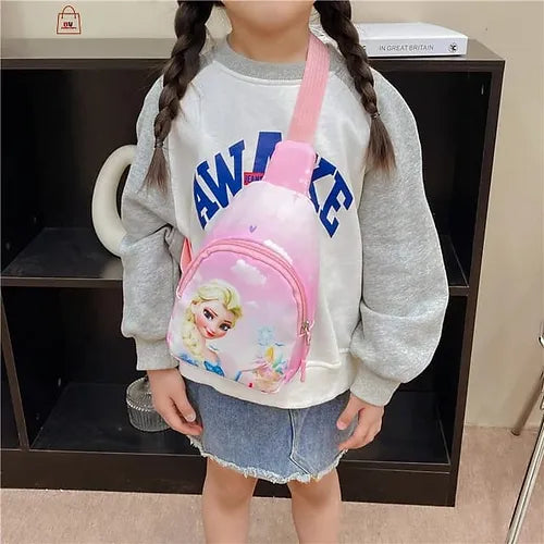 AM0626 Mini Cartoon 5D Sling Bag for kids Soft Lightweight Travel Bags-21.5x14.5 cm