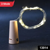 13914  Multi LED Wine Bottle Cork / Disco Lights Copper Wire String Lights (1 Pc)