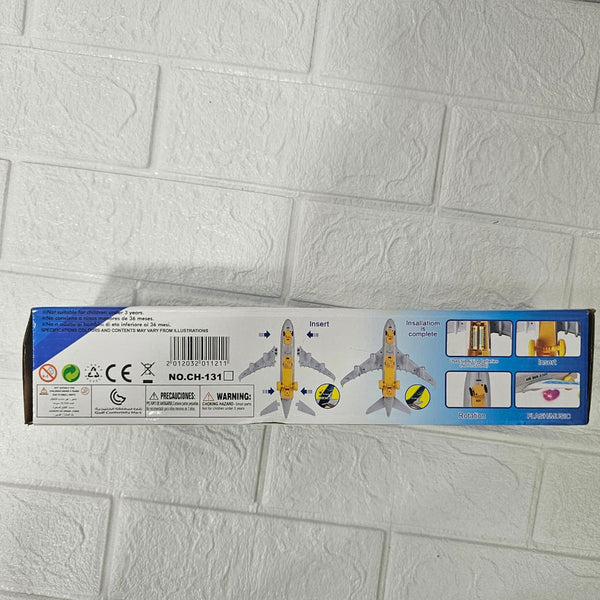 AM6039 Airplane Toy with Lights Effect and Self Rotating