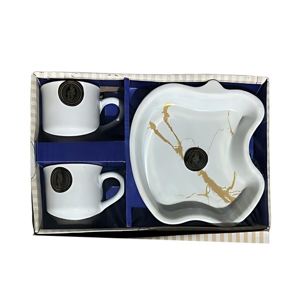 AM0330 Hina 2+1 PIECES SET 2 Pcs Cup & 1 Pcs Platter