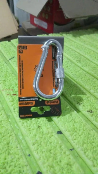 15127 Snap Hook With Screw-Stainless Steel Snap Hook Clip Heavy Duty, Carabiner Clip (10×100 MM / 1 Pc)