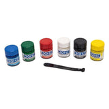 AM6085 Doms 6 Shades Poster Colours - Free Agigator Inside For Uniform Mixing