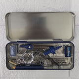 AM6074 DOMS GEOFINE COMPASS BOX - WITH MATHEMATICAL INSTRUMENT