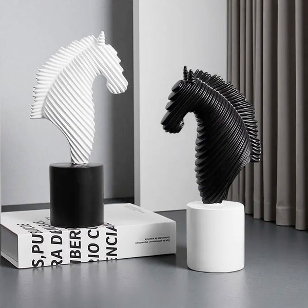 AM5938 Modern Decorative Horse Head Sculpture - Pack of 1
