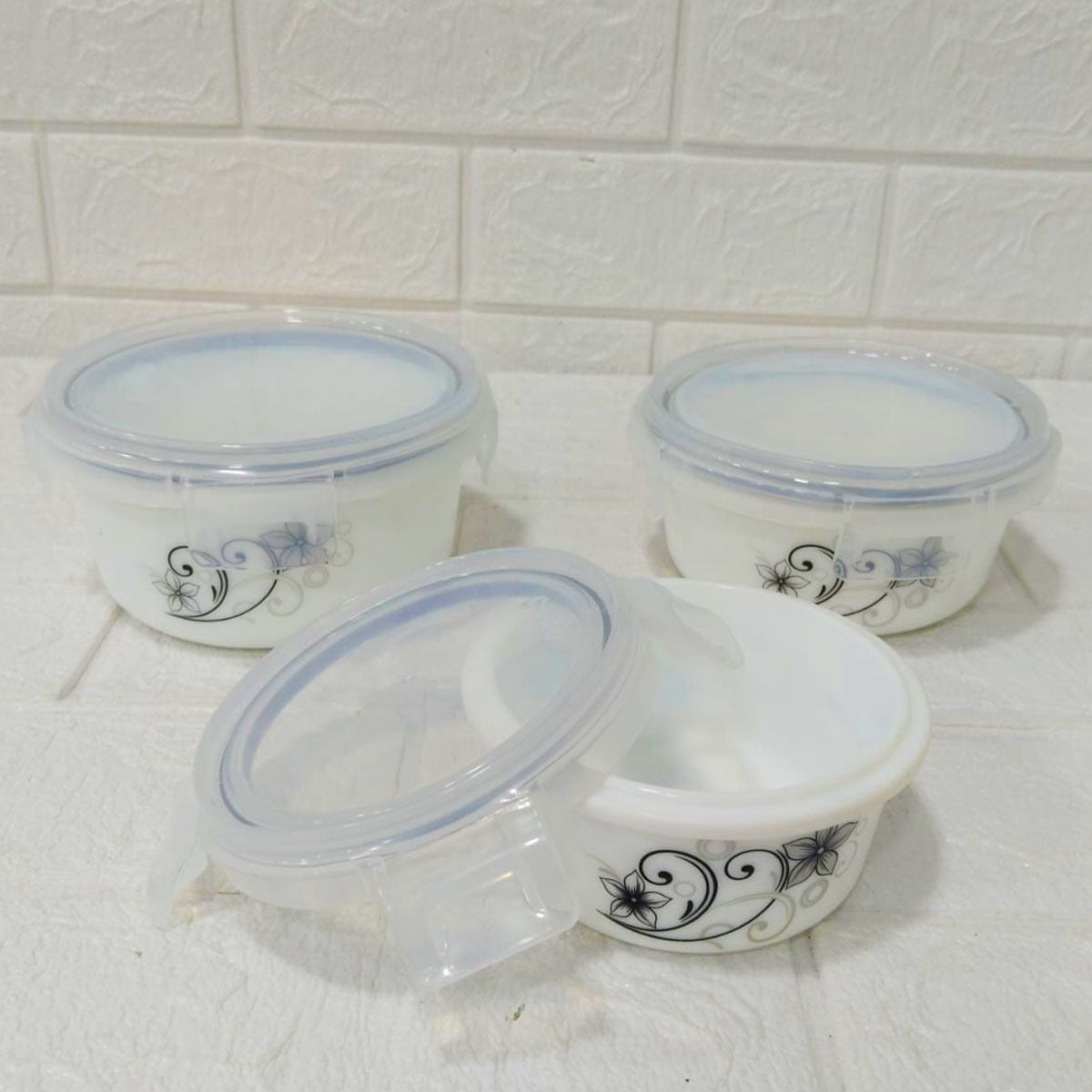 Di0240 Cello Storage Container Set - 3-Piece - Large, Medium & Small S ...