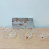 AM5977 Shine max Glass Plate (Multidesign) Set of 6pc -340ml