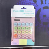 AM6704 Creative Pastel Electronic Calculator with Large Round Buttons - Pack Of 1