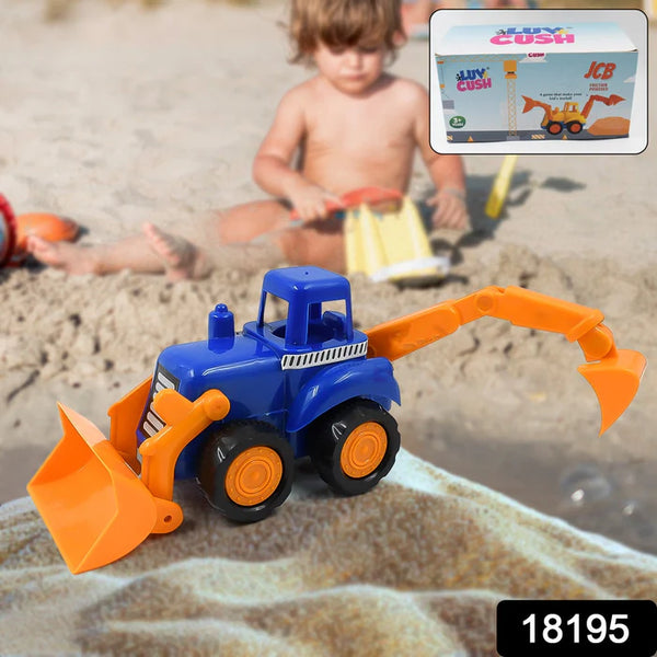 18195 Friction Powered Construction JCB for Kids (1 Pc)