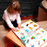 AM5786 Chhote Natkhat All in One Early Learning Velcro Book (12 Category) - For Kids Velcro Book