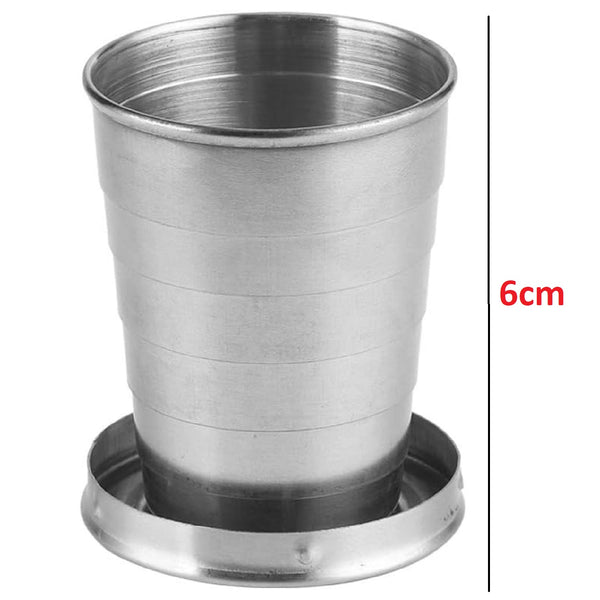 Stainless Steel Collapsible Cup For Traveling Outdoor