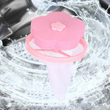 12604 Flower Shape Reusable Laundry Lint Remover - 1 Pc