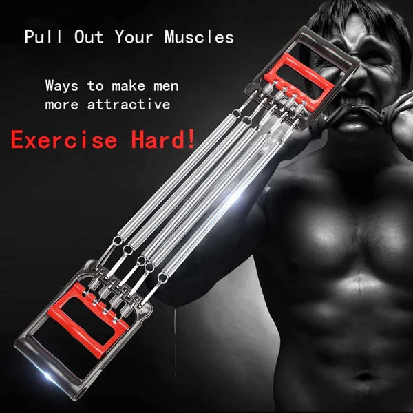 19472 5-Spring Chest Expander for Home Workout