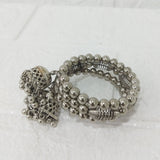 Di0306 Little Girls Oxidized Silver Kada with Beads