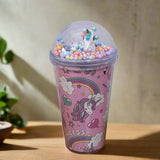 AM5348 3D Look Tumbler Cups with Lid Multi-Color 1pc