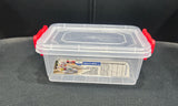 AM2486 Joyo 102 Plastic Multi Storage Box 600ml With Lid & Handle Assorted 1 Piece