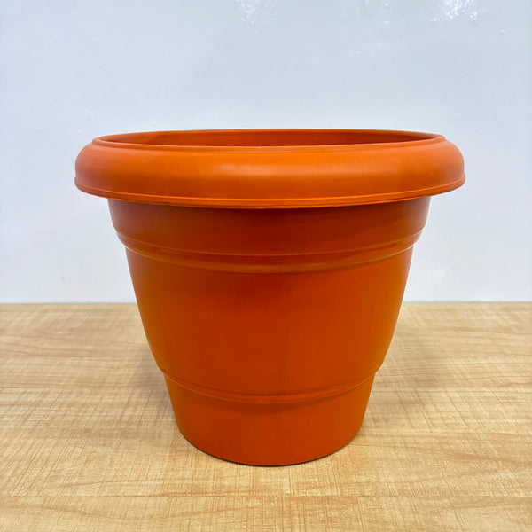 AM0809 Deep Virgin Plastic Round Planter 12 inch