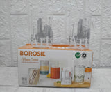 AM3675 Borosil Roma Series 295ml Drinking Glass 6Pcs Set (BVVROMAME295)