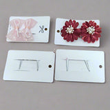 AM5013 Pearl Hair Bows Hair Clips for Toddler Girls