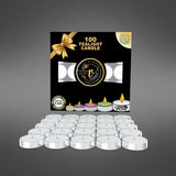 AM2257 Tealight Candles White 3.5 hours burns Time Pack of 100