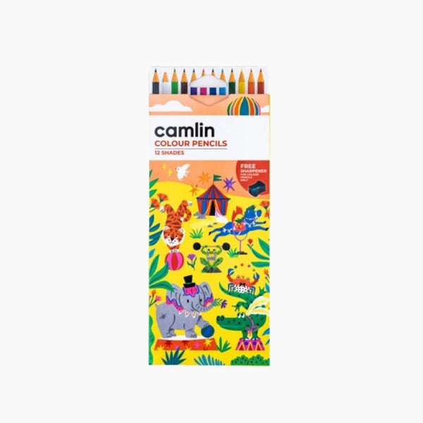 AM3390 Camlin Colour Pencil 12 Shade Assorted