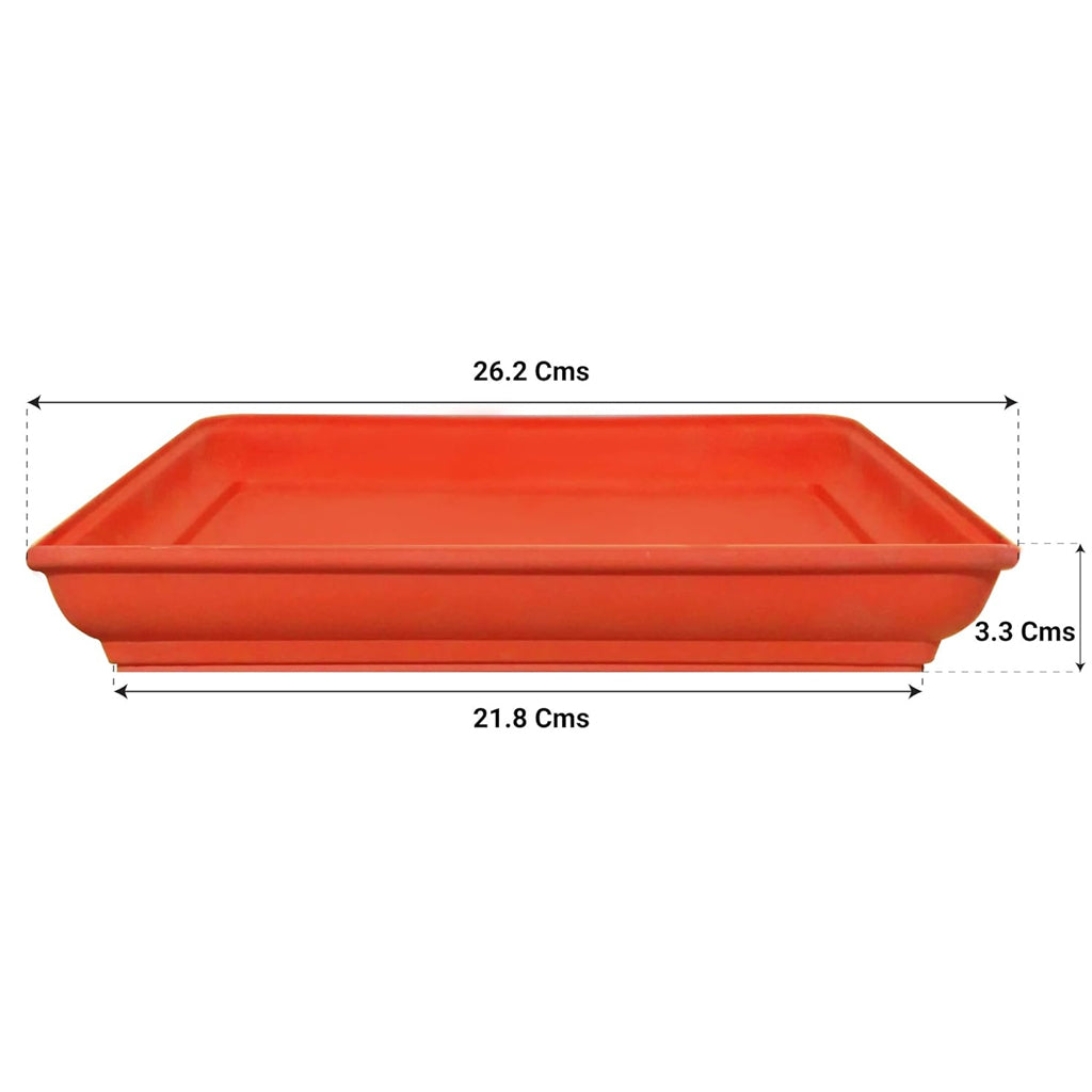 12 inch square plastic planter AM0935 Flower Pot Square Plastic Plant 12 Inch Saucer Tray Plant Pot – Amd-Deodap