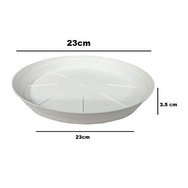 AM0932 Plastic Bottom Tray Plate 10 inch Round Plastic Pot