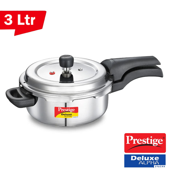 AM2240 Prestige 3L Svachh Deluxe Alpha stainless steel Pressure Cooker