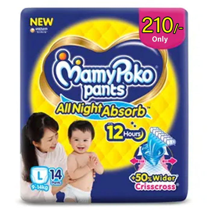 Mamy Poko Pants All Night Absorb L 14s