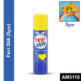 AM3110 Fevistik Glue Stick 5gm Multi-Purpose Glue Stick for Activities Easy to Use 1 Piece