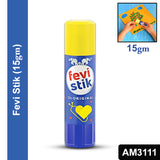 AM3111 Fevistik Glue Stick 15gm, Multi-Purpose Glue Stick Activities Easy to Use 1 Piece