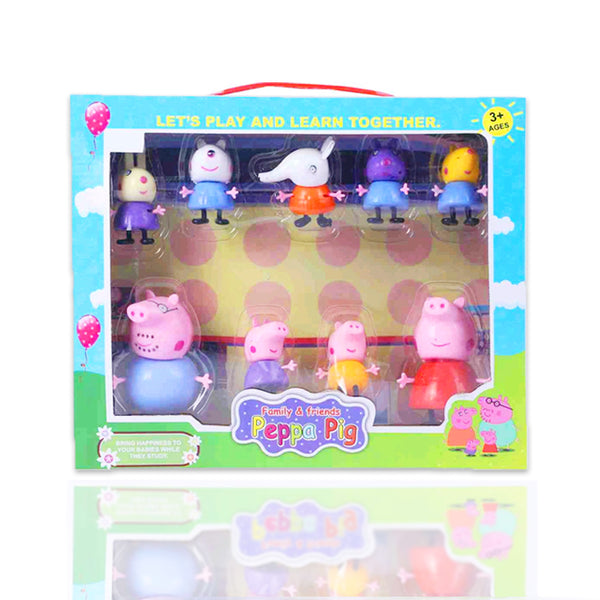 AM3441 Peppa Pig Family & Friends 6 Pcs Set Toy Best Gift for Kids