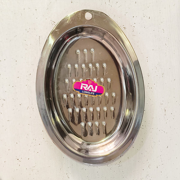AM3579 Stainless Steel Flat Oval Khamani Pack Of 1 Pcs